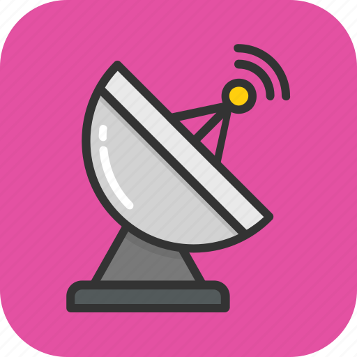 Parabolic, radar, satellite, science, space icon - Download on Iconfinder