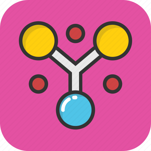Atom, atom bond, electron, molecule, science icon - Download on Iconfinder