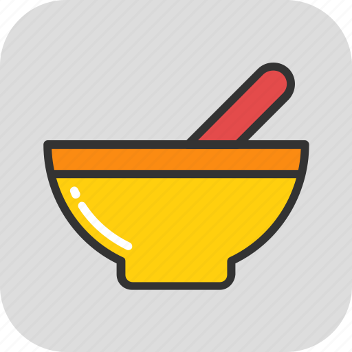 Bowl, mortar, pestle, pharmacy, utensil icon - Download on Iconfinder