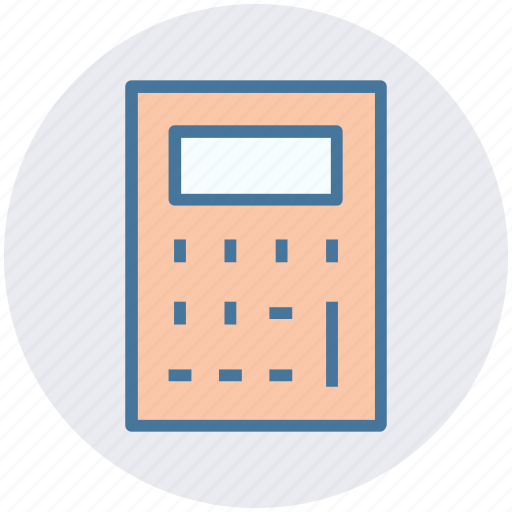 Accounting, calculator, education, machine, math, mathematics icon - Download on Iconfinder