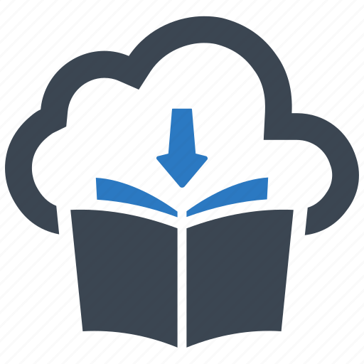 Book, cloud, download icon - Download on Iconfinder