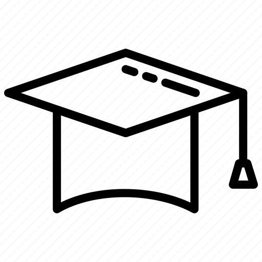 Cap, ⦁ degree, ⦁ education, ⦁ graduate, ⦁ graduation icon icon - Download on Iconfinder