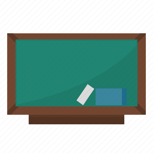 Blackboard, class, education, eraser, school icon - Download on Iconfinder