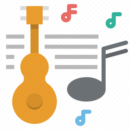 Acoutic, guitar, music, musical, note, song icon - Download on Iconfinder