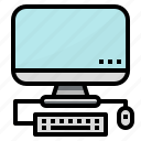 board, computer, key, monitor, mouse, screen 