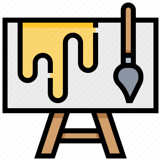 Art, board, brush, education icon - Download on Iconfinder