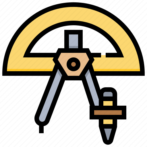 Education, mathematic, pencil, ruler, tool icon - Download on Iconfinder
