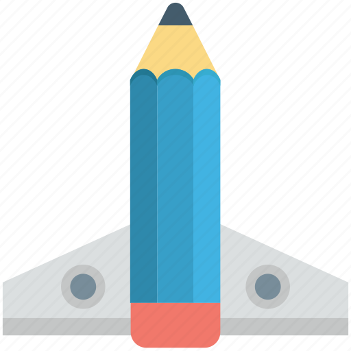 Missile, pencil, rocket, spacecraft, startup icon - Download on Iconfinder