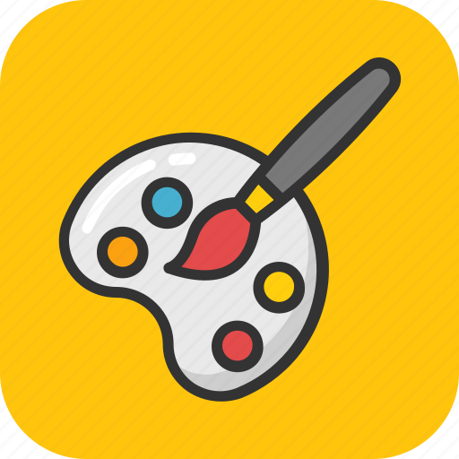 Art, artist, paint brush, painting, palette icon - Download on Iconfinder
