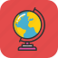 education, geography, globe, map, table globe 