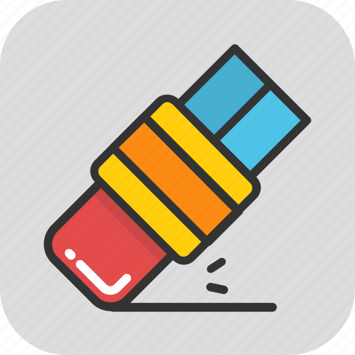 Eraser, remove, rubber, school, stationery icon - Download on Iconfinder