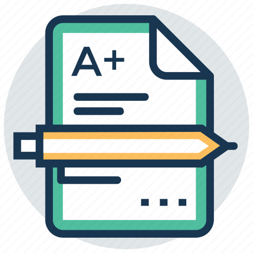 A grade, a plus, exam result, good grades, test results icon - Download on Iconfinder