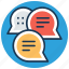 chat balloon, chat bubble, chatting, communication, conversation 