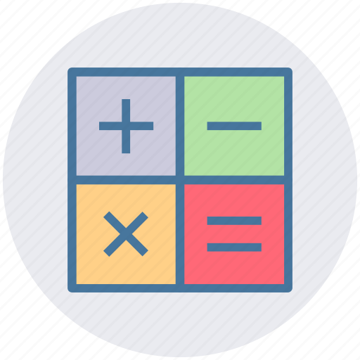 Calc, calculate, calculator, math, mathematics icon - Download on Iconfinder