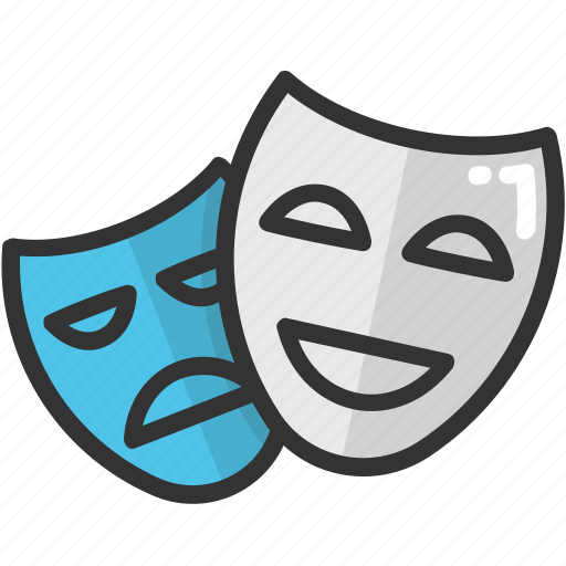 fællesskab whisky diskriminerende Cinema, drama, face mask, mask, theater mask icon - Download on Iconfinder
