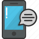 chat bubble, chatting, message, mobile, sms