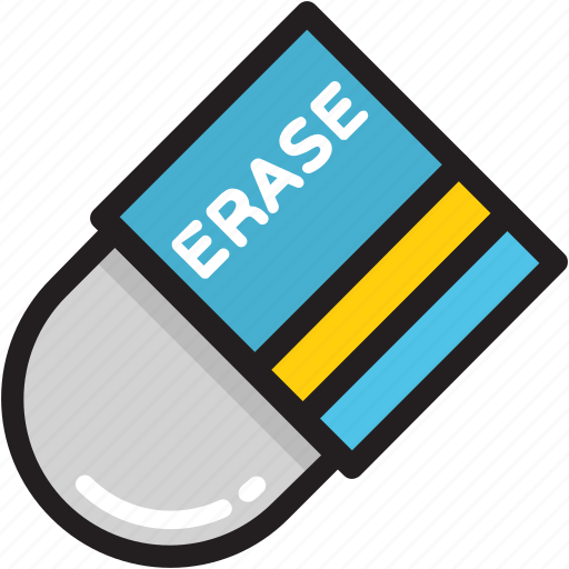 Eraser, remove, rubber, school, stationery icon - Download on Iconfinder