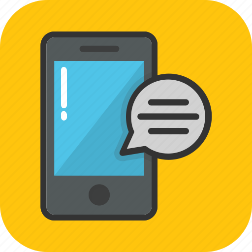 Chat bubble, chatting, message, mobile, sms icon - Download on Iconfinder