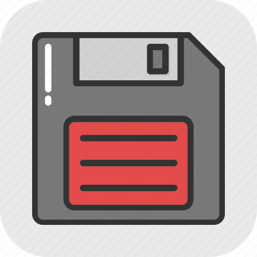 Diskette, drive, floppy, floppy disk, storage icon - Download on Iconfinder