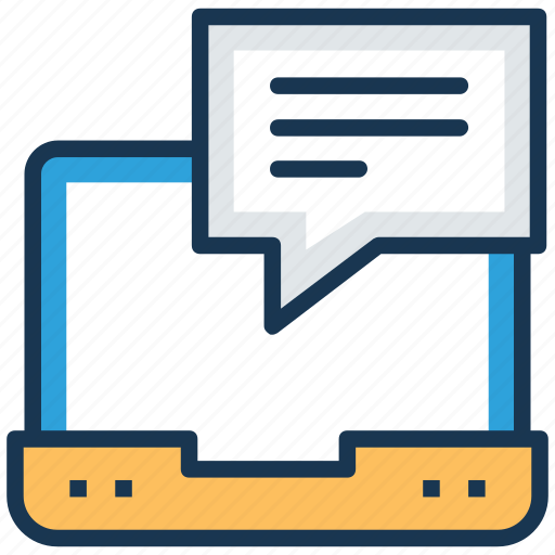 Chatting, chit chat, conversation, live chat, online communication icon - Download on Iconfinder