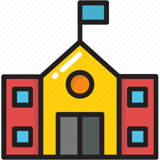 Building, college, real estate, school, university icon - Download on Iconfinder