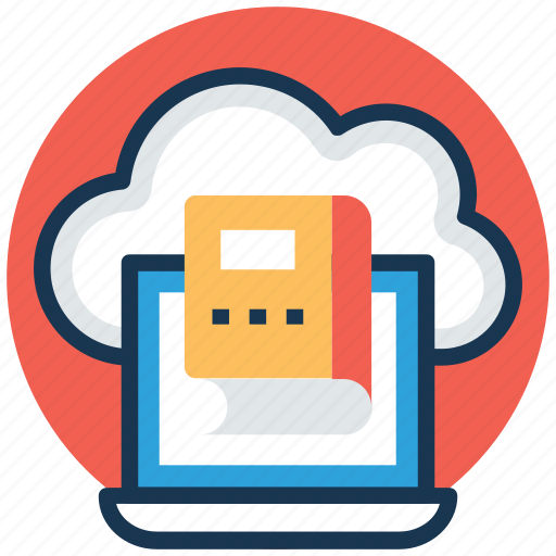 Cloud education, ebook, education technology, icloud book, sky docs icon - Download on Iconfinder