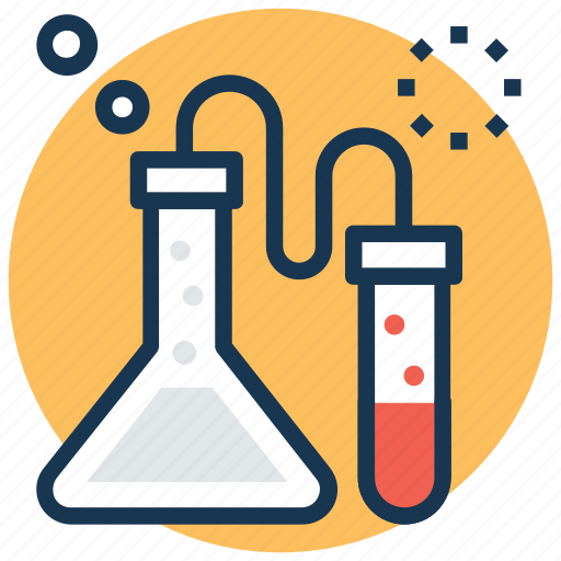 Conical flask, laboratory apparatus, laboratory glassware, sample tube, test tube icon - Download on Iconfinder