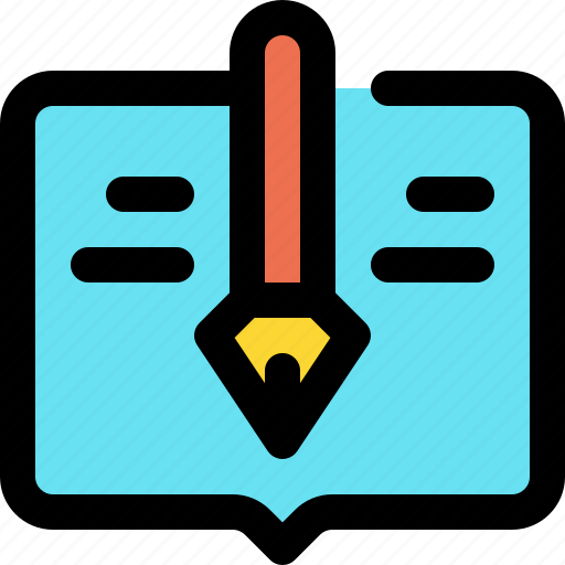 Book, education, pen, pencil, read, study, write icon - Download on Iconfinder