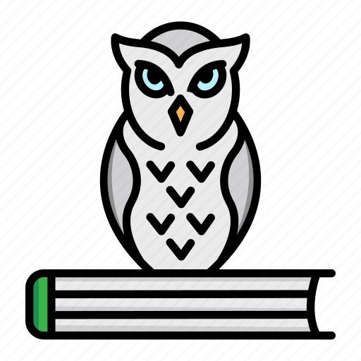 Bird, book, education, knowledge, owl, wisdom icon - Download on Iconfinder