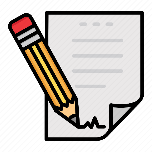 Documents, networking, notes, paper, pencil, sheet, writing icon - Download on Iconfinder