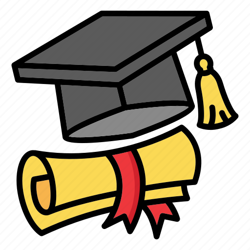 Cap, certificate, degree, education, graduate, hat icon - Download on Iconfinder