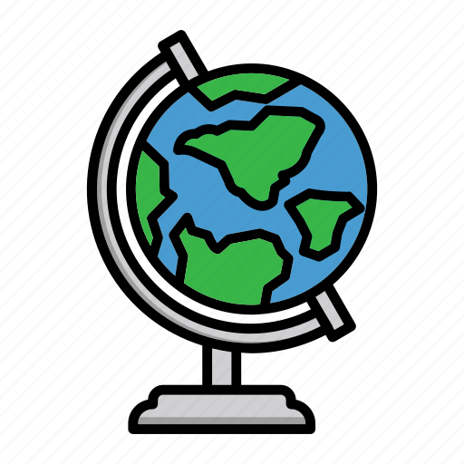 Education, geography, globe, office, school, world icon - Download on Iconfinder