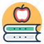 apple education, apple on book, back to school, education concept, learning 