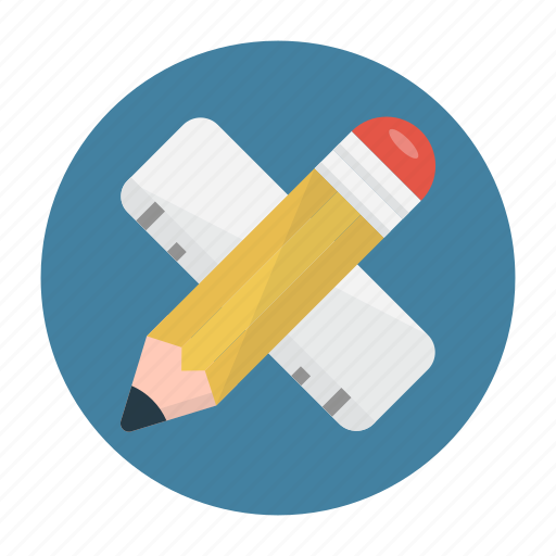 Pen, pencil, ruler, scale, stationary icon - Download on Iconfinder