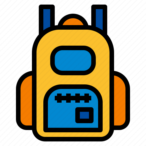 Backpack, bag, education, schoolbag icon - Download on Iconfinder