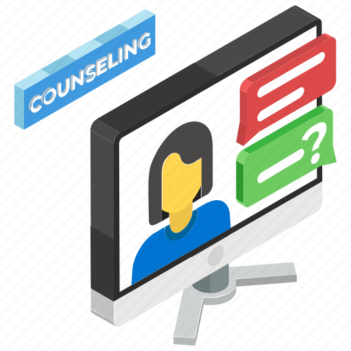 Modern education, online counseling, online guide, online lesson, online teacher, online tutorial icon - Download on Iconfinder