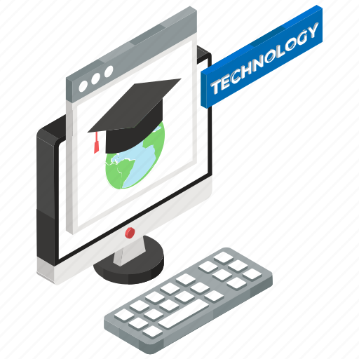 Distance education, e learning, educational technology, online document, online file, virtual learning icon - Download on Iconfinder