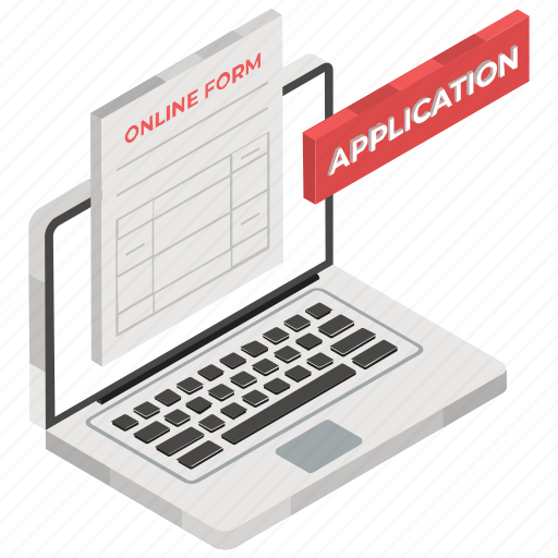 Digital form, online application, online form, registration form, web form icon - Download on Iconfinder