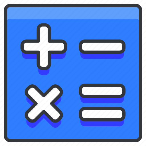 Calculate, calculations, education, math, mathematics icon - Download on Iconfinder