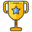 education, reward, star, trophy 