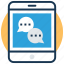 chatting, communication, mobile chatting, mobile message, sms