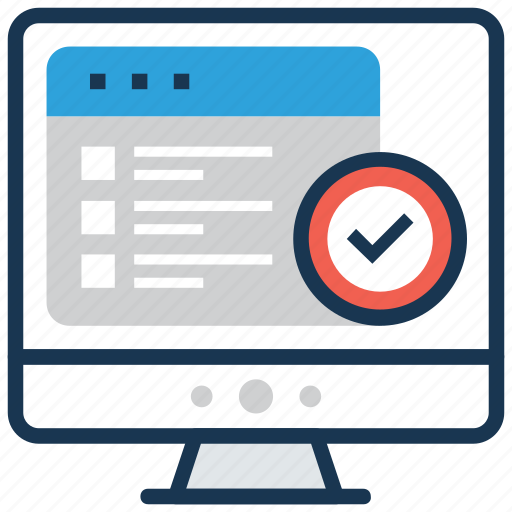 Checklist, online survey, task complete, task done, validation icon - Download on Iconfinder