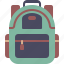 backpack, bag, education, school 