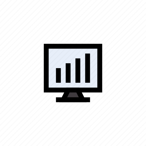 Chart, graph, lcd, screen, statistics icon - Download on Iconfinder