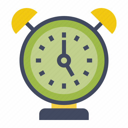 Alarm, clock, flat, time, wake icon - Download on Iconfinder