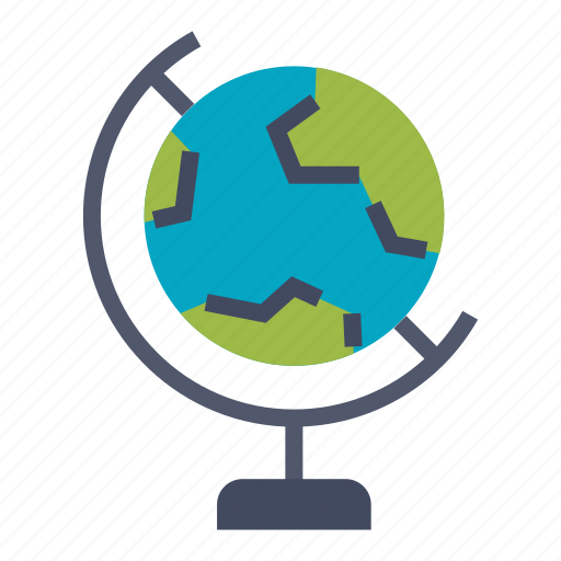 Earth, education, flat, globe, school, world icon - Download on Iconfinder