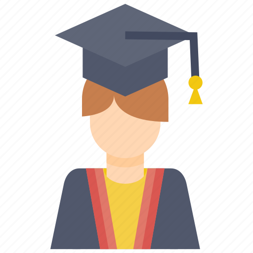 College, education, flat, graduation, school, student icon - Download on Iconfinder