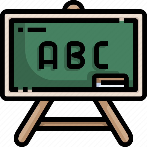 Blackboard, chalkboard, class, classroom, education, school icon - Download on Iconfinder