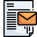 communication, document, email, envelope, letter, mail, message, news