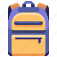backpack, bag, education, school, university 